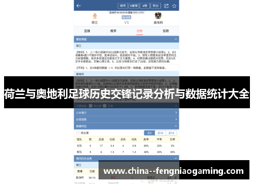 荷兰与奥地利足球历史交锋记录分析与数据统计大全